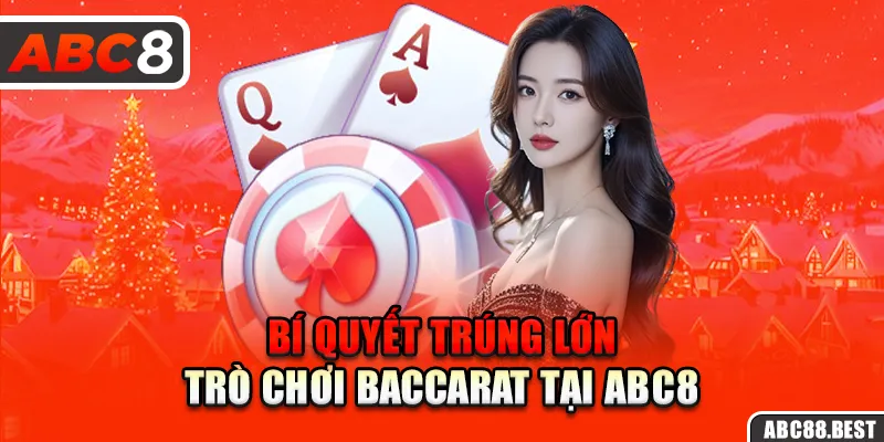 Bí quyết trúng lớn trò chơi Baccarat tại ABC8 